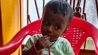Sona Ki Khacha  Ai Vaba 😲! || Cute baby boy eating bread 😋