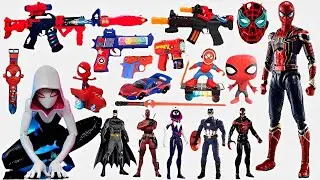 Marvel Spider-Man series unbox,popular Spider-Man action dolls,Spider-Man popular electric toy gun