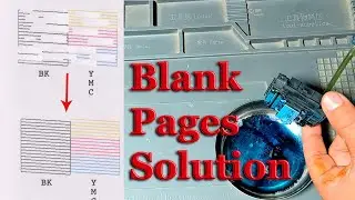 Epson printer Color problem solution , Epson L3110 L 3150 L380 L3210 blank print problem in hindi