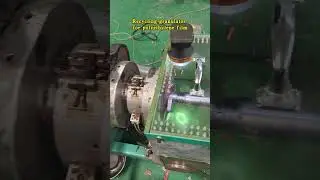 Plastic granulator for recycling polyethylene film scraps.
