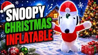Review: Snoopy Christmas inflatable