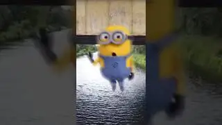 Drone catches the minions 😮 #minions