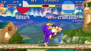FT5 @ssf2xjr1: Kaisark (CL) vs crismaster (AR) [Super SF II X ssf2x ssf2 Fightcade] Jan 16