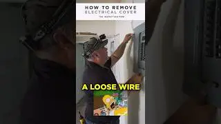 How to remove electrical cover as a home inspector