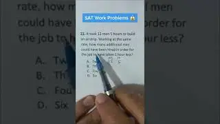 SAT Work Problems