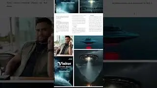 The novel A Visitor from Another Dimension.  Aliens