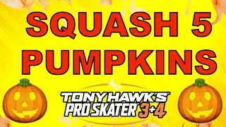 How to Squash 5 Pumpkins? Suburbia 🎃 Tony Hawk's Pro Skater 3+4