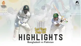Bangladesh vs Pakistan Highlights || 1st Test || Day 5 || Pakistan tour of Bangladesh 2021