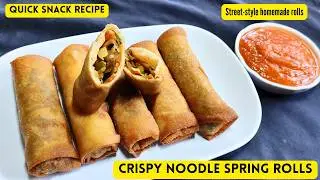 स्प्रिंग रोल कैसे बनाएं|Easy quick party evening snack |2 ways to fold spring rolls