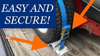 Easy to Use Wheel Chocks and Tie Down Straps! | Erickson Wheel Chocks How To Install and Review