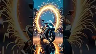 Glitch. Speed. Neon ride.🏍️⚡#FuturisticBike #CyberRide #NeonCity #AIBikeEdit #ShortsViral #NoHumans
