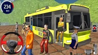 Bus Simulator Games 2025 - Extreme Mountain Adventure Mode - Bus Game Android Gameplay