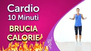 Allenamento a casa cardio: BRUCIA CALORIE 10 MINUTI #2