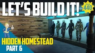 Vault 440 - LET'S BUILD IT! - Hidden Homestead - PART 6 (Fallout 4/PS4)