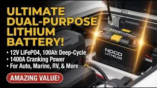 NOCO NLX27 Lithium Battery Review | 100Ah LiFePO4 Dual-Purpose Power