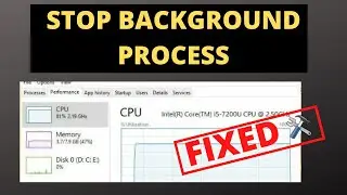 how to stop backgroung process in windows | bost your pc speed  x100 !