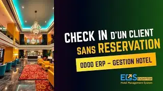 Property Management System (Odoo PMS) | Check-in d&rsquo;un client sans r&eacute;servation de chambre d&rsquo;h&ocirc;tel