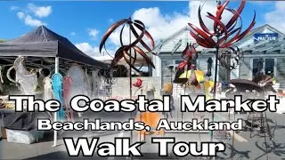 The Coastal Market at Beachlands, Auckland Walk Tour | Great Auckland Market with enty of stalls!