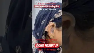 Signia Prompt SP BTE Hearing aids with Soft mould for severe to profound hearing loss #hearingaids