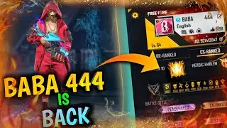 Baba 444 Is Back | Free Fire Live Custom Room | #2bgamerlive #ajjubahilive #as_gaminlive #raistarive