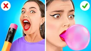 Hoe je stiekem snoep naar school smokkelt! Grappige Hacks & Trucs van 123 GO!