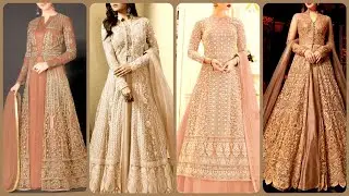 Beautiful and attractive /net designer achkan suit net  anarkali dresses and lehenga design ideas