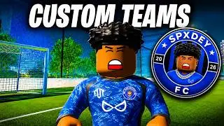 New Roblox Football Game FUT Commands And Custom Teams