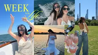 week in my life | hamptons trip, events, interning, seeing friends, and more!