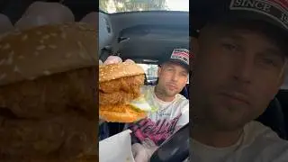 TRYING A ZINGER STACKER!!! 🐓🐓#kfc #zingerstacker #chickensandwich