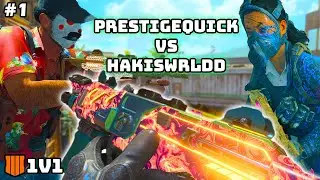 PrestigeQuick vs @hakiswrldd 1v1 ( BO4 Firing Range | SAUG Only) 🔥#1
