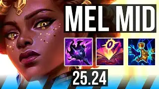 MEL vs VEIGAR (MID) | Perfect KDA: 22/0/1 | KR Master | 25.24