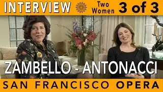 Anna Caterina Antonacci talks with Francesca Zambello - Two Women - Summer 2015- 3 mins