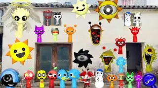 OMG 😲 Tani found all the Sprunkis in the dirty abandoned house and made them look brand new