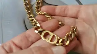 Чокер цепь в стиле Dior Диор