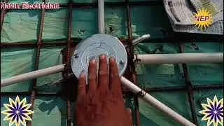 Roof me PVC Pipe Fitting||Fan Box Fitting in Roof||Navin Electrician And Plumber #NavinElecteican