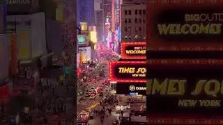 Times Square view from the M Social Hotel Times Square in New York City #newyork #timessquare