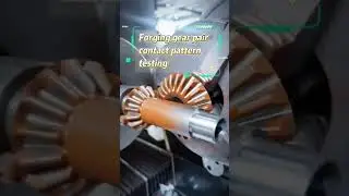 Forging gear contact pattern testing #gears #gearshaft #tractorparts #gearboxes #gearmotor