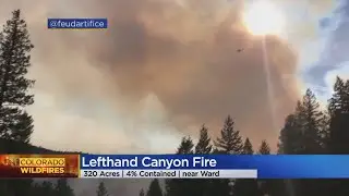 Firefighters Keep Lefthand Canyon Fire From Growing Significantly
