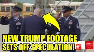 🚨Trump Makes SUSPICIOUS MOVE While Getting On AIR FORCE ONE