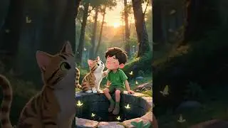 Brave Cat to the Rescue!#catrescue #animationshort #heroiccat #foreststory #emotionalshort #cutekids