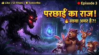 परछाईं का राज 😱 | एपिसोड 3 | Shadow Monster Revealed | Magical Jungle Story