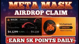 META MASK AIRDROP CLAIM - EARN 5000 POINTS DAILY - FULL AIRDROP GUIDE
