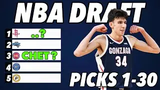 2022 NBA Mock Draft Full 1st Round!