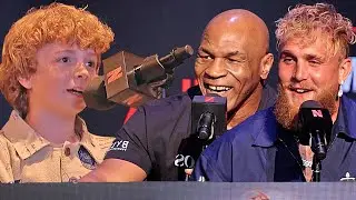 Random kid asks BODY COUNT question to Mike Tyson & Jake Paul!
