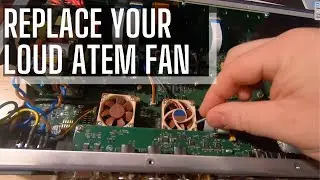 BlackMagic Design ATEM 2 M/E Fan Placement