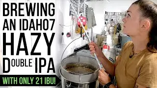 Brewing a Hazy Idaho7 Double IPA with 21 IBU