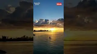 Sunrise Over Lake Ontario Toronto Canada. #toronto #canada #tourism #lakeontario #relaxing #sunrise