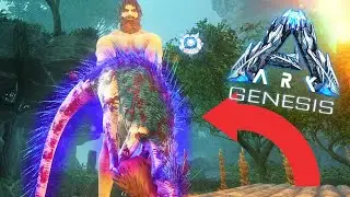ARK GENESIS #2 - My FIRST Hunt! Using the Fishing Net!