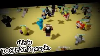 this game cannot handle 100 PLAYERS! (CHAOS) - ROBLOX Ability Wars