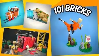 Building LEGO MOCs with only 101 pieces!